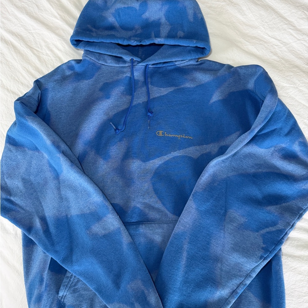 Vintage Champion Blue Hoodie
